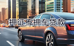 丽江押证不押车贷款